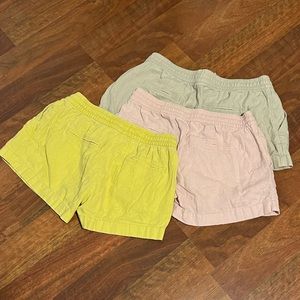 Old Navy Pull-on Linen-Blend Shorts for Women -- 3.5-inch inseam, Sz BUNDLE